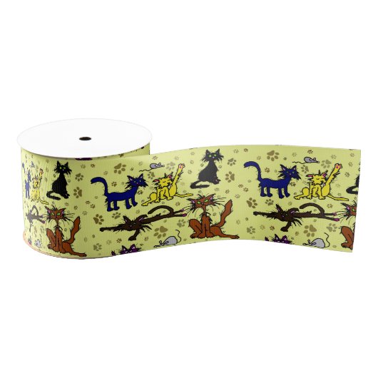 Crazy Cat Lady Grosgrain Lint (Spoel)