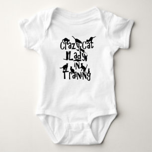 Crazy Cat Lady in Training Baby Jersey Bodysuit