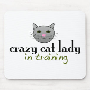 Crazy cat lady in training muismat