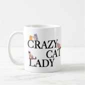 Crazy Cat Lady Koffiemok (Links)