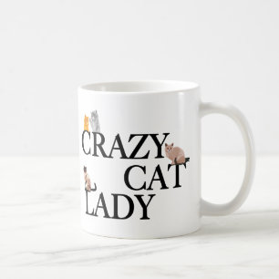 Crazy Cat Lady Koffiemok