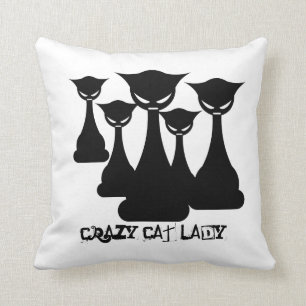 Crazy Cat Lady Kussen