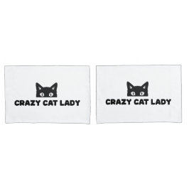 Crazy Cat Lady Kussenslopen