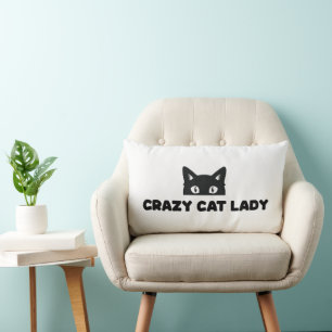 Crazy Cat Lady Lumbar Sierkussen Kussen