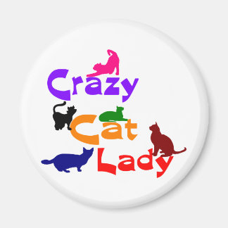 CRAZY CAT LADY MAGNEET