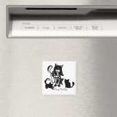 Crazy Cat Lady Magnet Magneet (Insitu (Vaatwasser))