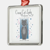 Crazy Cat Lady Perfume No. 9 Metalen Ornament (Links)