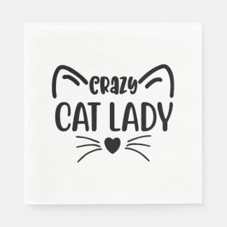 CRAZY CAT LADY SERVET