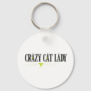 Crazy Cat Lady Sleutelhanger