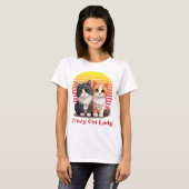 Crazy Cat Lady T-shirt (Voorkant volledig)