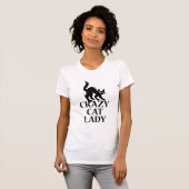 Crazy Cat Lady T-shirt (Voorkant volledig)