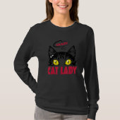 Crazy Cat Lady T-shirt (Voorkant)