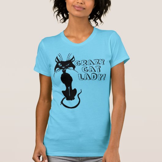 Crazy Cat Lady T-shirt (Voorkant)