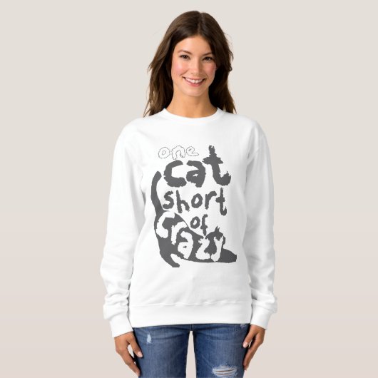 Crazy Cat Lady Trui (Voorkant volledig)