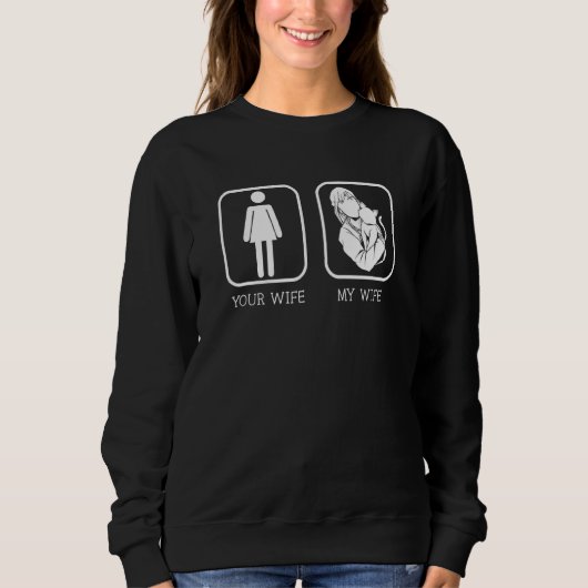 Crazy Cat Lady Uw vrouw Mijn vrouw Trui (Voorkant)