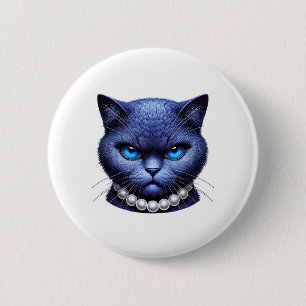 Crazy Cat Lady Verkiezingen 2024 Ronde Button 5,7 Cm