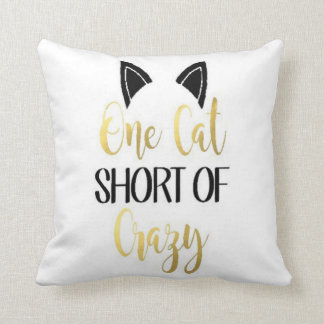 Crazy Cat Person Pillow Kussen