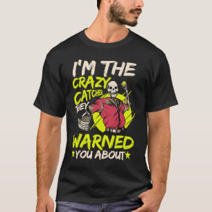 Crazy Catcher Softball Sportliefhebbers T-shirt