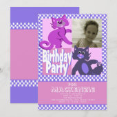 Crazy Cats Verjaardagsfoto Kaart (Voorkant / Achterkant)