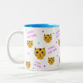 Crazy Chat Lady Funny Mug (Gauche)