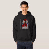 Crazy Chicken Day Hoodie (Voorkant volledig)