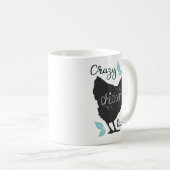 Crazy Chicken Lady Coffee Mok (Voorkant rechts)