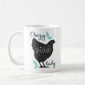 Crazy Chicken Lady Coffee Mok (Links)