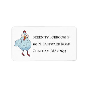 Crazy Chicken Lady Funny Hen Haan Haan Boerderij L Etiket