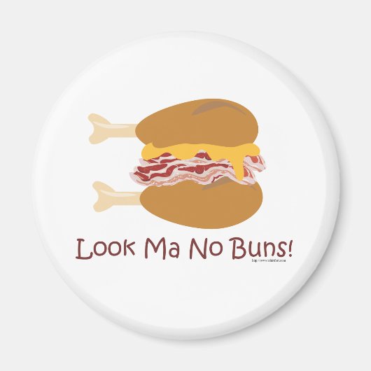 Crazy Chicken Sandwich Magneet (Voorkant)