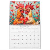 Crazy Chickens 2026 Calendar Kalender (Feb 2027)