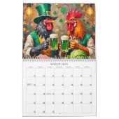 Crazy Chickens 2026 Calendar Kalender (Mar 2026)
