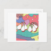 Crazy Chickens Funny Chicken Briefkaart (Voorkant / Achterkant)