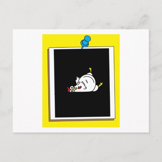 Crazy Chickens Funny Chicken Briefkaart (Voorkant)