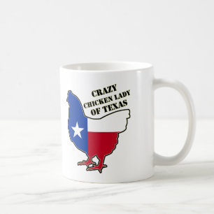Crazy chiken dame uit Texas Koffiemok