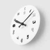 CRAZY CLOCK RONDE KLOK (Hoek)