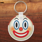 Crazy Clown Emoji Sleutelhanger (Voorkant)