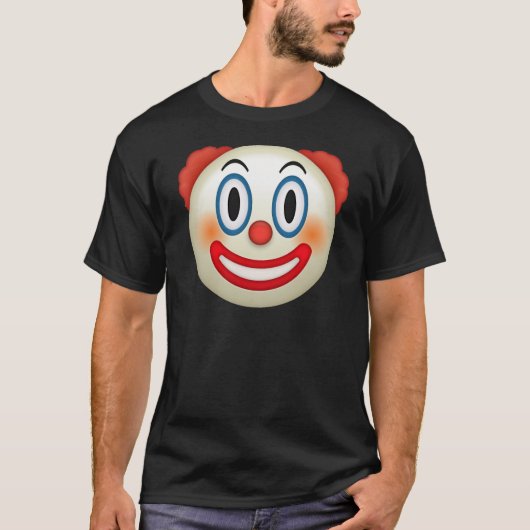Crazy Clown Emoji T-shirt (Voorkant)