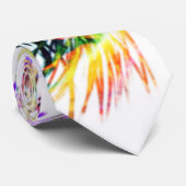 "Crazy Color Palm #2" Stropdas (Opgerold)