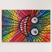 Crazy Colorful Monster Smile Legpuzzel (Horizontaal)