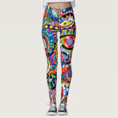 Crazy Colorful Pants Leggings (Voorkant)