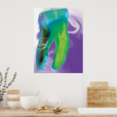 Crazy Colour Design Dentist Poster (Cuisine)