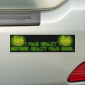 Crazy Cool Bumpersticker (Op auto)