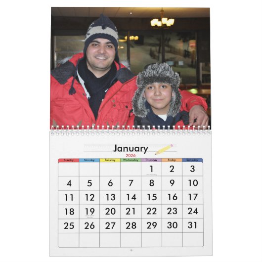Crazy Cool Mensen Kalender (Jan 2026)