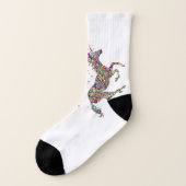 Crazy Cool Unicorn Socks Sokken (Links - buitenkant)