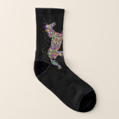 Crazy Cool Unicorn Socks Sokken (Links binnenkant)