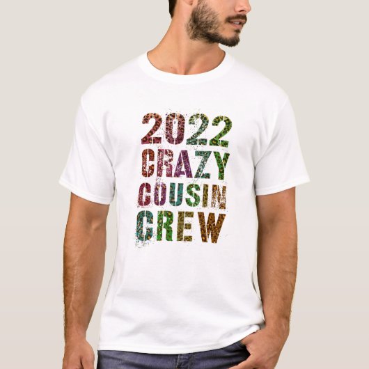 CRAZY COUSIN CREW 2022 Leopard Print Funny Mawmaw T-shirt (Voorkant)