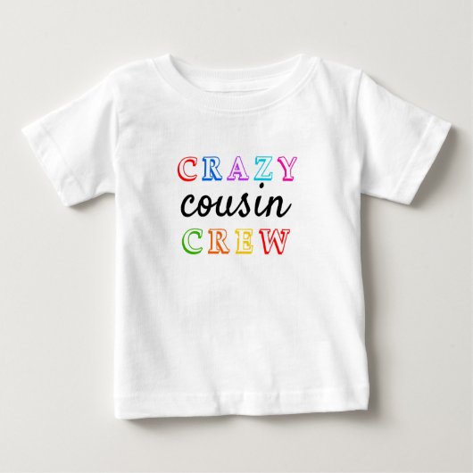 CRAZY COUSIN CREW T-Shirt (Voorkant)