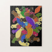 Crazy Cross eyed Planairs Legpuzzel (Verticaal)