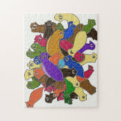 Crazy Cross eyed Planarian Legpuzzel (Verticaal)