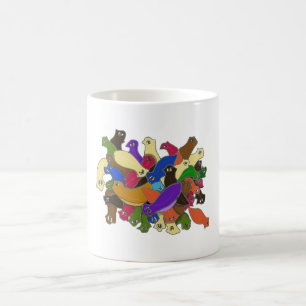Crazy Cross Eyed Planarian Worms Design 2 Koffiemok